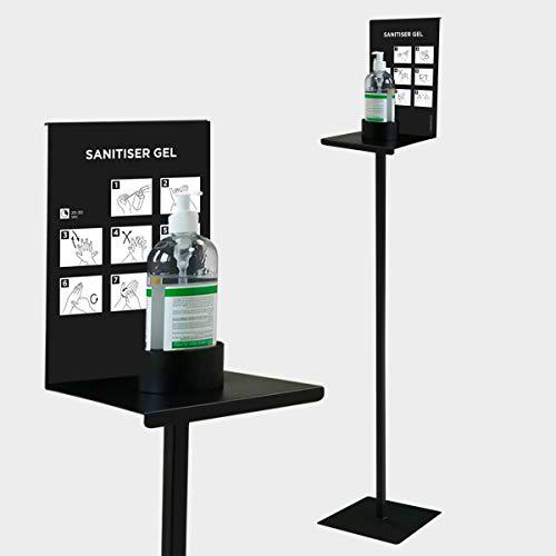 Q&amp;B Grafiche - Pedestal TOT10 para gel desinfectante de manos