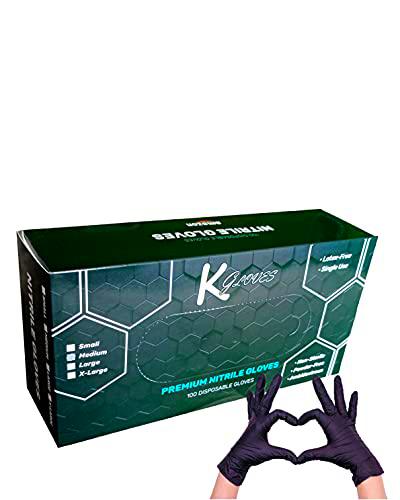 KGloves ® • Guantes de nitrilo • Guantes desechables • Guantes de trabajo • Adhesivos y resistentes • Tallas S