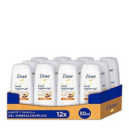 Dove Gel Hidroalcohólico Karité y Vainilla 50ml - Pack de 12