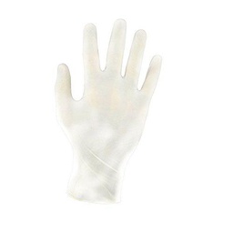 Silverline 675052 - Guantes de vinilo desechables, 100 pzas (Talla grande)