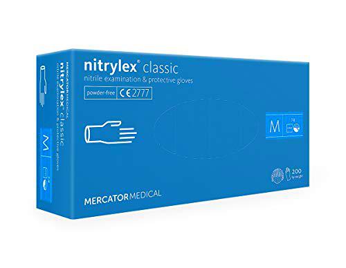 Guante de nitrilo desechable clásico Nitrylex, libre