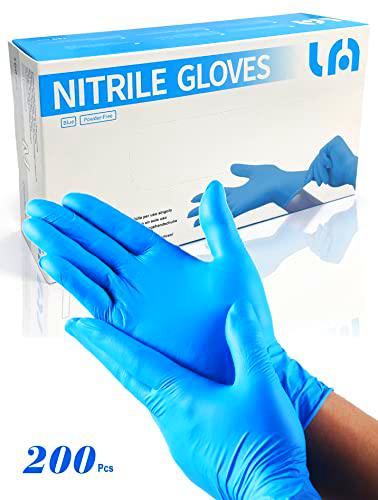 MED PACK Guantes de nitrilo desechables y desechables