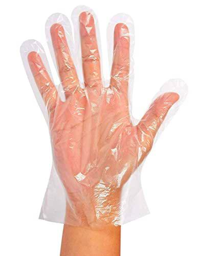 Generic Guantes desechables de plástico, 500 unidades (1 unidad)