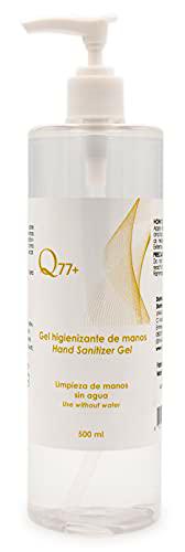 Q77+ Gel Hidroalcohólico 70% - Higienizante - Limpieza de Manos Con Etanol y Clorhexidina