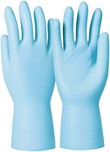 KCL P 743 Guantes Desechables Dermatril P743, Talla 9, Azul, L