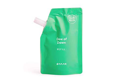 HAAN Desinfectante de Manos | BOLSA DE RECARGA para Dispensador HAAN | 100 ml | Desinfectante Hidratante con Aloe Vera | Antiséptico | Aroma Dew of Dawn