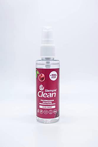 SiempreClean | Solución Hidroalcohólica Con Pulverizador | Higienizante Suave Con La Piel | 73% De Alcohol Etílico |