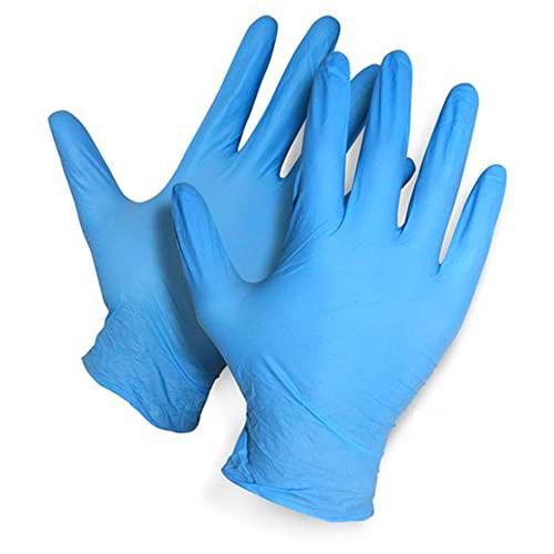 SALO MED - 100 guantes de nitrilo sin polvo - Sin látex