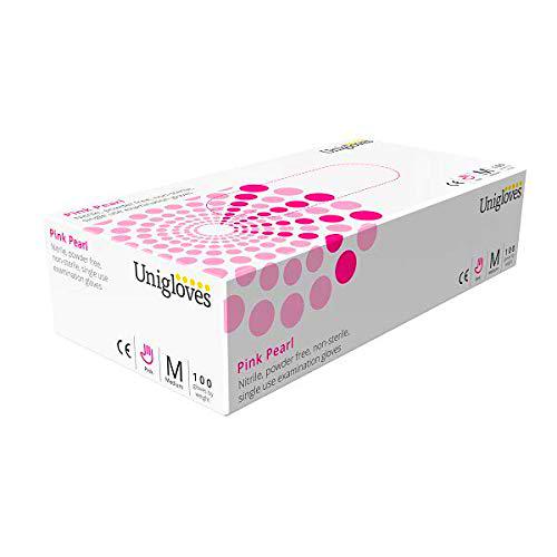 Unigloves - Guantes desechables de nitrilo para esteticista