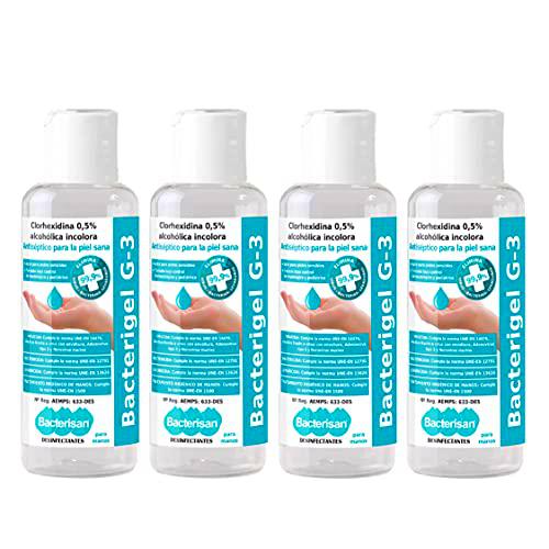 BACTERISAN Bacterigel G-3 60Ml, PACK DE 4 unidades