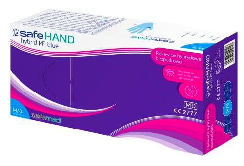 Safemed Guantes de nitrilo M &quot;Safe Hand&quot;, 100 unidades