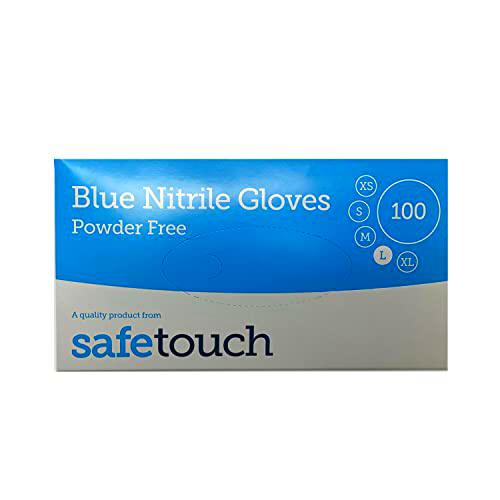 Guantes desechables Safe Touch AZUL Guantes de nitrilo sin polvo