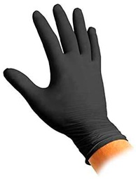 Guantes desechables de nitrilo negras - Envase de 100 Guantes - disponibles medidas S