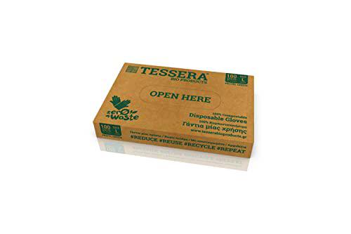 Tessera Q1092CBT - Guantes compostables desechables