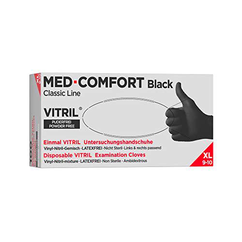 Vitril - Guantes desechables (100 unidades, nitrilo