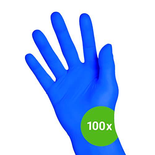 Kemes Guantes de nitrilo desechables, 100 unidades