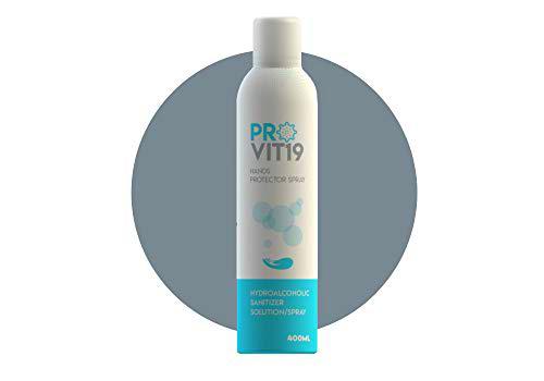 PROVIT19 Spray Hidroalcohol para manos 400 ml con 72% Alcohol. PROVIT19