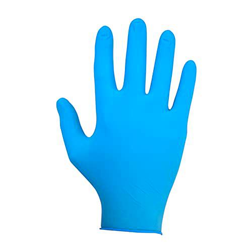 Guantes de nitrilo sin polvo, reciclables, neutrales, talla M