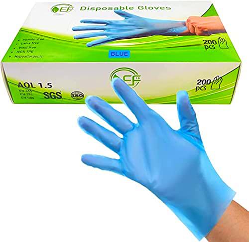 ***Caja de 200*** Guantes desechables de látex en polvo