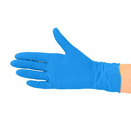 SF - Guantes desechables de vinilo elásticos, no estériles