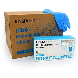 Guantes de nitrilo L, 1000 unidades, sin látex ni silicona