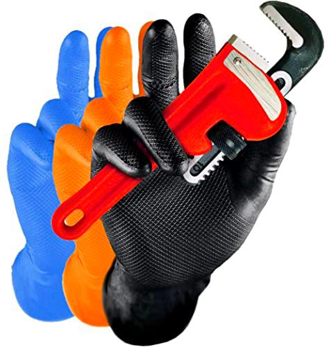 HYGOSTAR GANT EN Nitrile Power Grip, XL, Noir