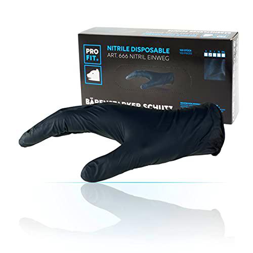 Pro Fit 1 Box - Guantes de nitrilo desechables (calidad estándar