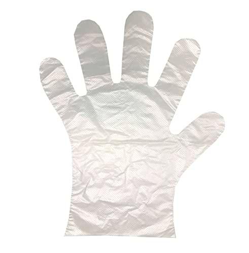 BSSTORE Guantes Desechables De Polietileno 100 Piezas De Uso Alimentario