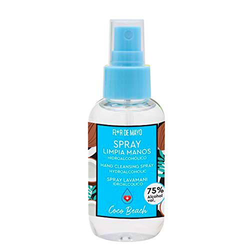 Flor de Mayo, Spray Higienizante Hidroalcohólico de manos COCO BEACH, 100ml