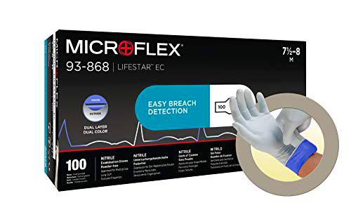 Ansell MICROFLEX® LifeStar EC 93-868 Guantes de Examen para Usos Médicos