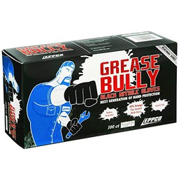 Kunzer Guantes desechables de nitrilo negro Grease Bully talla L (dispensador de 100 unidades)