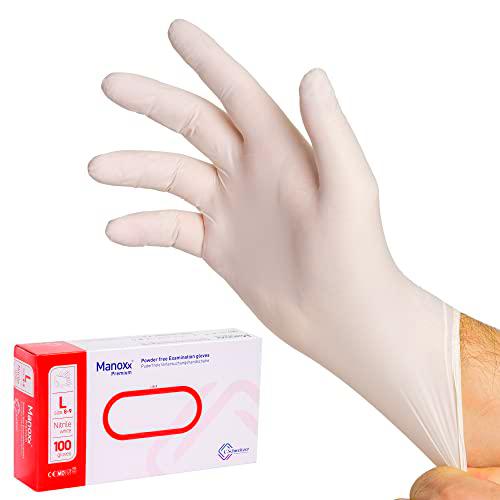 Manoxx® Guantes desechables de látex para uso médico