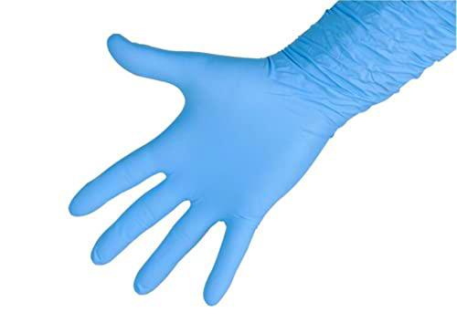 Kerbl Nitrile Premium 15328 - Guantes desechables (30 cm de longitud