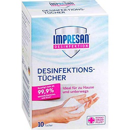 IMPRESAN Toallitas desinfectantes (50 g)