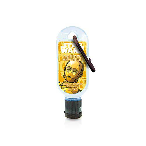 Mad Beauty, Higienizador de Manos C3PO, Star Wars Hand Sanitizer Clip &amp; Clean