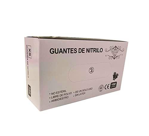 Euliz professional Guantes de nitrilo talla xs