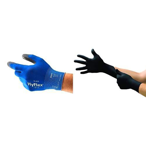 HyFlex 11-618 Guantes de Trabajo Extra Finos, Protección Mecánica