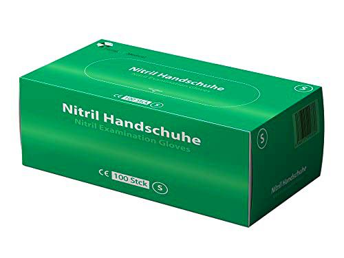 HansaGT Medical Guantes de nitrilo desechables de nitrilo