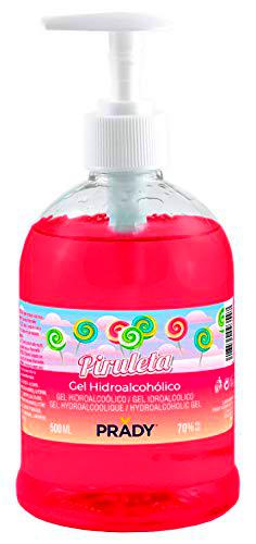 Gel Hidroalcohólico olor Piruleta 500ml Prady - Fabricado en España