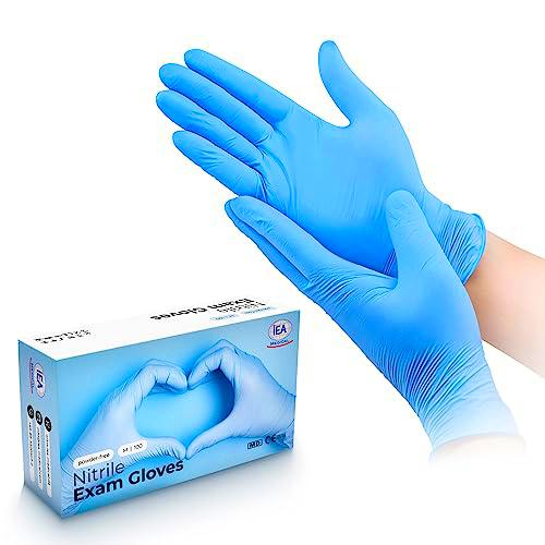 IEA Medical Guantes de nitrilo talla M - Guantes desechables