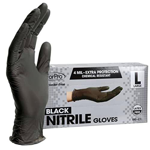 ForPro - Guantes desechables de nitrilo, resistentes a los químicos