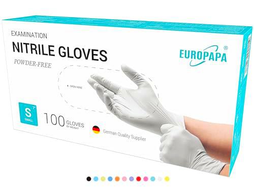 EUROPAPA® 200 guantes de nitrilo desechables que cumplen las normas EN455 EN374