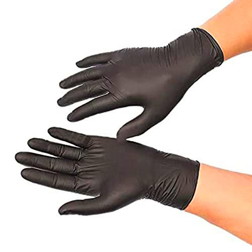 Guilty Gadgets Pack de 100 guantes de vinilo desechables sin látex