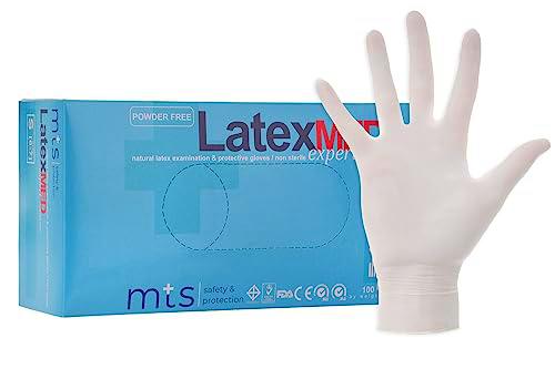 Guantes de látex desechables sin polvo LatexMED Expert, tamaño: (S