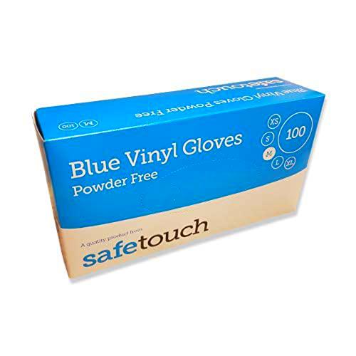 SafeTouch 50000031 Guantes de Vinilo, Sin Polvo, Talla M