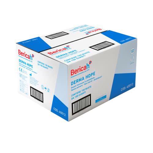 Bericah, Derma HDPE, guantes de polietileno de alta densidad