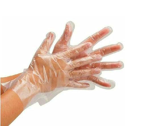 GOOD STUFF Guantes desechables de polietileno transparente