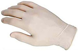 Nvey Eco 100x Guantes de Latex empolvados ambidiestros Talla M 7/8 (Mediano)