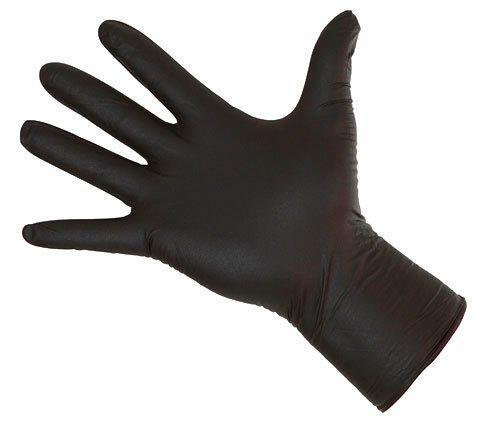 Kerbl 15321 Nitrile - Guantes de un solo uso, 30 cm de longitud