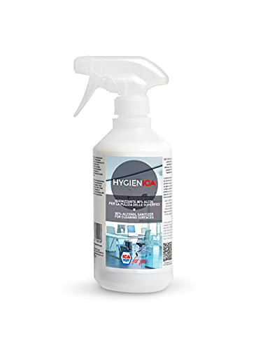 Ica For You - Higienizante de Alto Contenido de Alcohol para la higiene y la Limpieza de Superficies, 500 ml